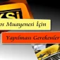 Egzos Muayenesi İçin Yapılması Gerekenler